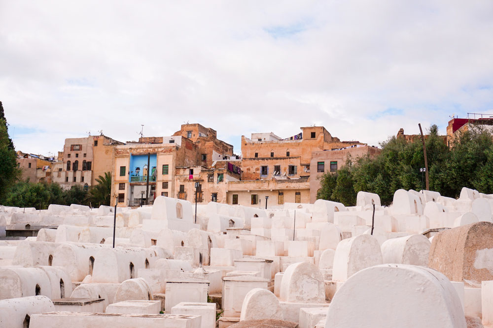 Jewish cemetery in the mellah of Fez